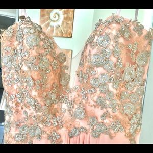 Faviana Light Pink Prom Dress